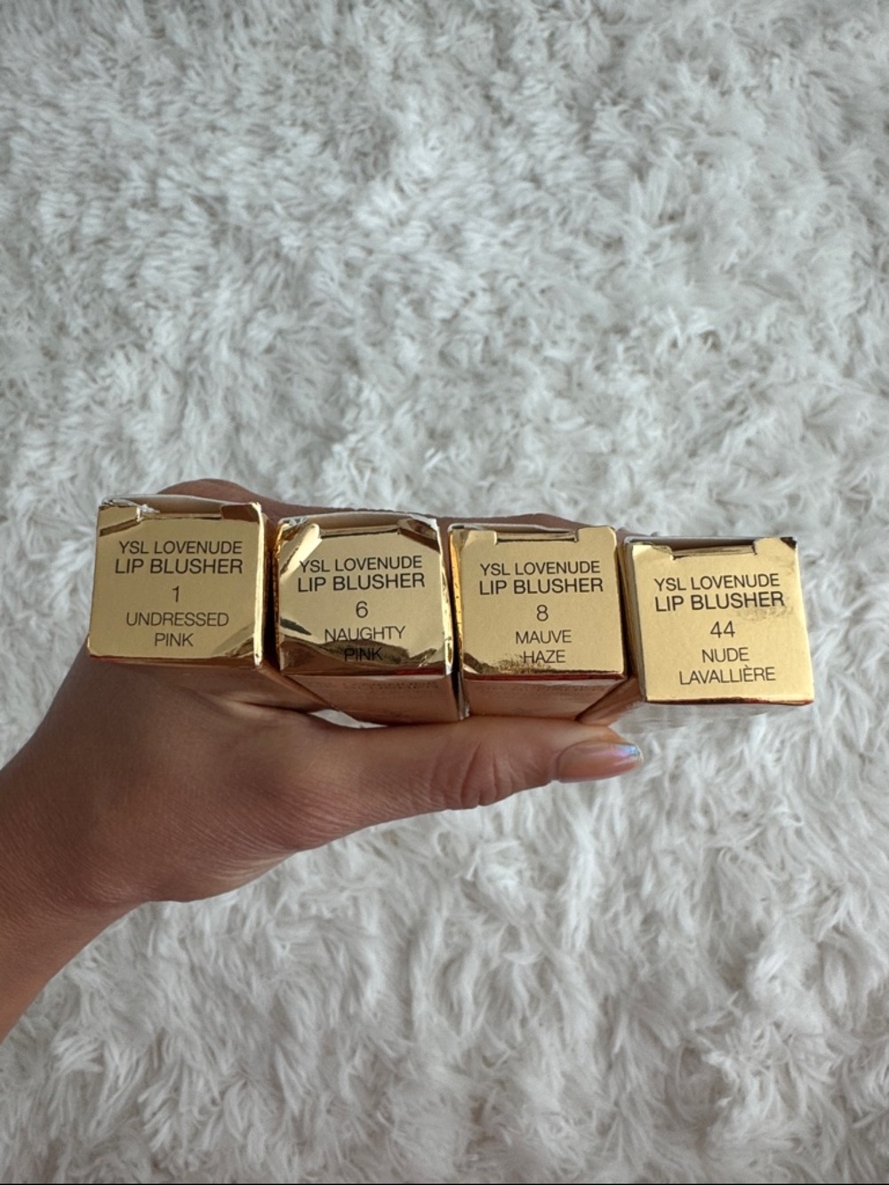 YSL Lovenude Lip Blusher Set - Pink & Nude Shades